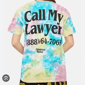 ChinaTown Market Call My Lawyer Tie Dye Tee